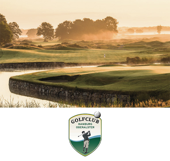 Logo und bild vom Golfclub Hamburg Oberster